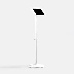 Bouncepad Original Elevate [inc USB Cable] | Apple iPad 8th & 9th Gen 10.2 [2020 - 2021] | White | Covered Front Camera and Home Button 