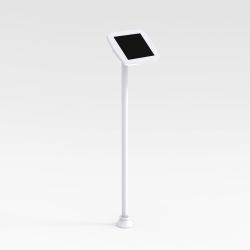 Bouncepad Floorstanding Slim | Apple iPad 5th Gen 9.7 [2017] | White | Covered Front Camera and Home Button | 