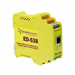 Brainboxes ED-538 electrical relay Yellow 
