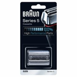 Braun Series 5 52S Electric Shaver Head Replacement Cassette – Silver 