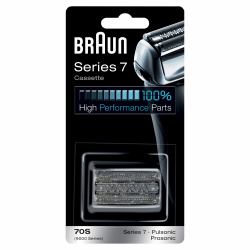 Braun Series 7 70S Electric Shaver Head Replacement Cassette – Silver 