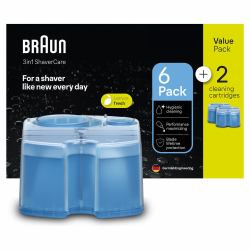 Braun 3in1 ShaveCare refill cartridge, 6+2 Pack 
