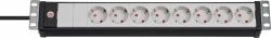 Brennenstuhl 1156057028 power distribution unit [PDU] Black, Grey 