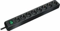 Brennenstuhl 1159300018 power extension 3 m 8 AC outlet[s] Black 