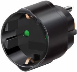 Brennenstuhl Travel Adapter power adapter/inverter Black 