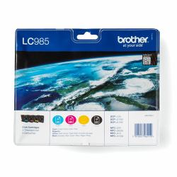 Brother LC985VALBP ink cartridge 4 pc[s] Original Black, Cyan, Magenta, Yellow 