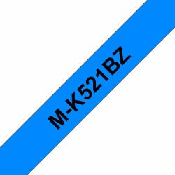 Brother M-K521B label-making tape Black on blue 