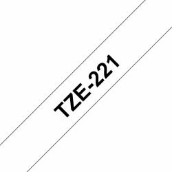 Brother TZE-221 label-making tape Black on white 