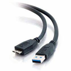 C2G 81685 USB cable USB 3.2 Gen 1 [3.1 Gen 1] 3 m USB A Micro-USB B 4.8 Gbit/s Black 