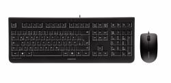 CHERRY DC 2000 keyboard Mouse included Universal USB Spanish Black  - German version
