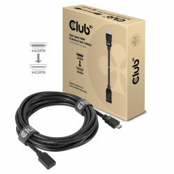 CLUB3D High Speed HDMI™ Extension Cable 4K60Hz M/F 5m/16.4ft 26 AWG 