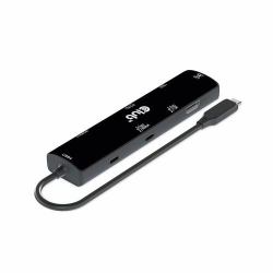 CLUB3D USB4™ Gen3x2 Type-C, 6-in-1 Hub with HDMI™ 8K60Hz or 4K120Hz, 2xUSB Type-A[10G], Ethernet RJ45[2.5G] and 2xUSB Type-C, 1x Data[10G] and 1xPD3.0 charging 100 watt 