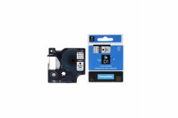 CTS Comp Dymo 45021 Labelling Tape Cassette White on Black 12mm x 7m D1 S0720610