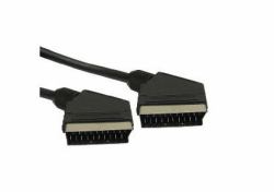 Cables Direct 5m SCART SCART cable SCART [21-pin] Black 