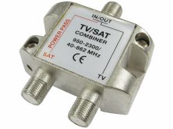 Cables Direct 2FCONN-COMBINER cable splitter/combiner Cable combiner Metallic 