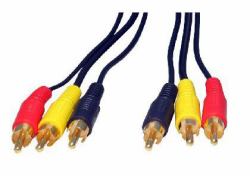 Cables Direct 2RR3-20 audio cable 20 m 3 x RCA Multicolour 