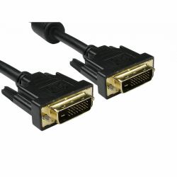 Cables Direct 77DVID-205 DVI cable 5 m DVI-D Black 