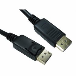 Cables Direct 99DP-000LOCK DisplayPort cable 0.5 m Black 
