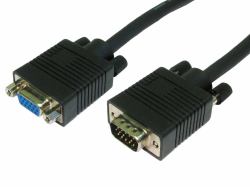 Cables Direct CDEX-243K VGA cable 3 m VGA [D-Sub] Black 