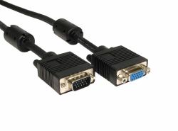 Cables Direct SVGA - SVGA M/F 7m VGA cable VGA [D-Sub] Black 