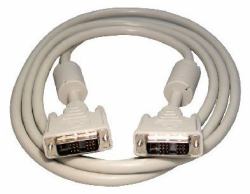 Cables Direct 2m DVI-D m/m DVI cable Beige 