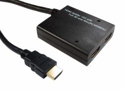 Cables Direct HD-SLT402 video splitter HDMI 2x HDMI 