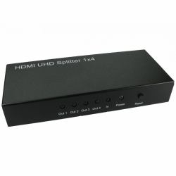 Cables Direct HD-SP204-HD2 video splitter HDMI 4x HDMI 