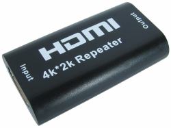 Cables Direct NLHDMI-RP4K AV extender AV repeater Black 