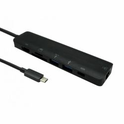 Cables Direct NLUSB3C-7PHUB laptop dock/port replicator USB 3.2 Gen 1 [3.1 Gen 1] Type-C Black 
