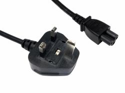 Cables Direct UK - C5 10m Black C5 coupler 