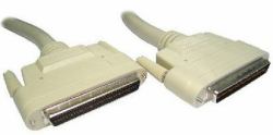 Cables Direct 1m HP68 M/M SCSI cable Beige External DB68/HP 