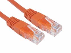 Cables Direct UTP CAT5e 4m networking cable Orange U/UTP [UTP] 