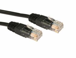Cables Direct Cat5e Patch Cable networking cable Black 4 m U/UTP [UTP] 