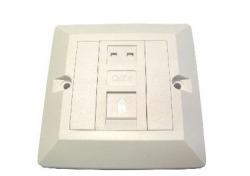 Cables Direct UT-8801 wall plate/switch cover White 