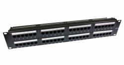 Cables Direct 48 port Cat5e patch panel 2U 
