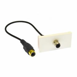 Cables Direct ZZ-MOD-1RCAK keystone module 