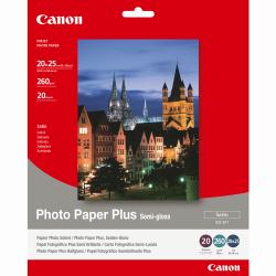 Canon SG-201 Semi-Gloss Photo Paper Plus 8x10" - 20 Sheets 