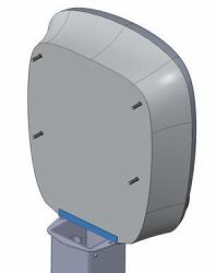 Charge Amps Aura Dual Pole Mount - 60 mm - Aura, Stainless steel, IP44, - 3 kg - Warranty: 60M