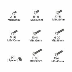 Chief Universal Flat Panel Mount Hardware kit 