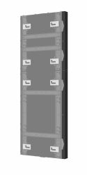 Chief TILSC05HUS video wall display accessory Black 