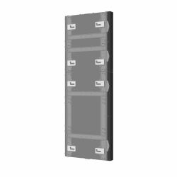 Chief TiLEDTM 1 High dvLED Wall Mount Side Covers for Unilimin USLIM Series 