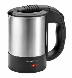 Clatronic WKR 3624 electric kettle 0.5 L 1000 W Black, Stainless steel 