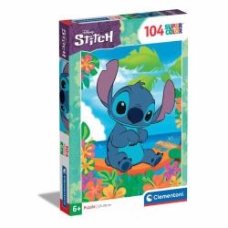 Clementoni Supercolor Stitch Jigsaw puzzle 104 pc[s] Cartoons 