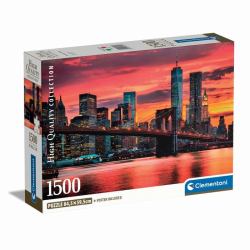 Clementoni High Quality Collection East River at Dusk Jigsaw puzzle 1500 pc[s] Landscape 