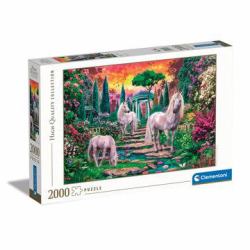 Clementoni Classical garden unicorns Jigsaw puzzle 2000 pc[s] Animals 