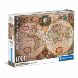 Clementoni Old map Jigsaw puzzle 1000 pc[s] Maps 
