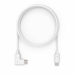 Compulocks 6ft Charge & Data USB-C to USB-C 90-Degree Cable Right Angle White 
