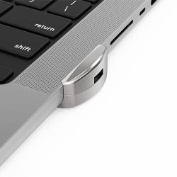 Compulocks Ledge Lock Adapter for MacBook Pro 16" M1, M2 & M3 Silver 