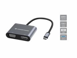 Conceptronic DONN16G Wired USB 3.2 Gen 1 [3.1 Gen 1] Type-C Grey 