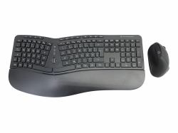 Conceptronic ORAZIO ERGO Wireless Ergonomic Keyboard & Mouse Kit, German layout 
